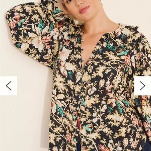 Pilcro Multicolor Floral Blouse